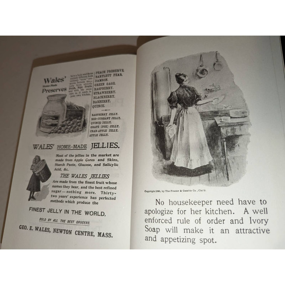 Vtg The Original Fannie Farmer 1896 Cook Book Boston Cooking School Ottenheimer - Picture 10 of 12